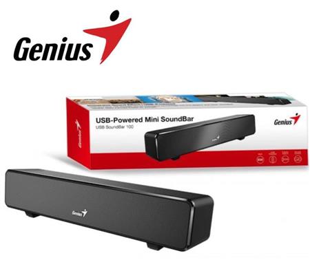 SOUNDBAR GENIUS 100 USB+3.5MM COMPACT